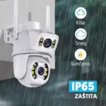 IP Wi-Fi kamera sa tri objektiva WFIP-4402X - Slika 4